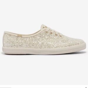 Kate Spade bridal/glitter Keds